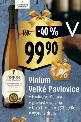 Albert Vinium velké pavlovice 0,75 l nabídka