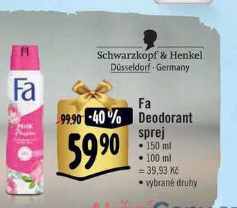 Albert Fa deodorant sprej • 150 ml nabídka
