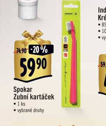 Albert Spokar zubní kartáček • 1 ks nabídka
