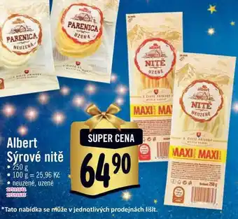 Albert Albert sýrové nitě • 250 g nabídka
