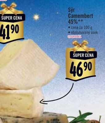 Albert Sýr camembert 45% 100 g nabídka