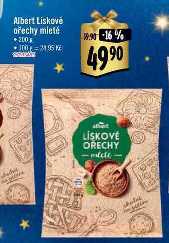 Albert Albert lískové ořechy mleté • 200 g nabídka