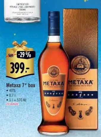 Albert Metaxa 7* box • 40% 0.7 l nabídka