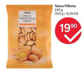 Tesco Tesco piškoty 240 g nabídka