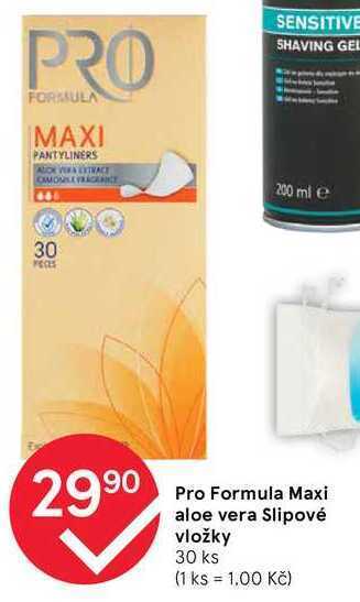 Tesco Pro formula maxi aloe vera slipové vložky 30 ks nabídka