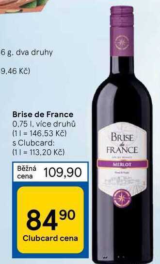 Tesco Brise de france 0,75 l nabídka