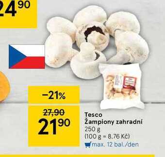 Tesco Tesco žampiony zahradní 250 g nabídka