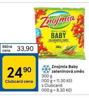 Tesco Znojmia baby zeleninová směs 300 g nabídka