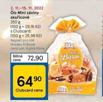 Tesco Ölz mini záviny skořicové 250 g nabídka