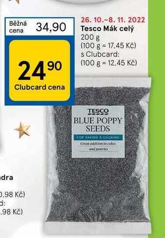Tesco Tesco mák celý 200 g nabídka