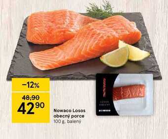 Tesco Nowaco losos obecný porce 100 g nabídka