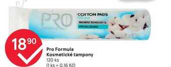 Tesco Pro formula kosmetické tampony 120 ks nabídka