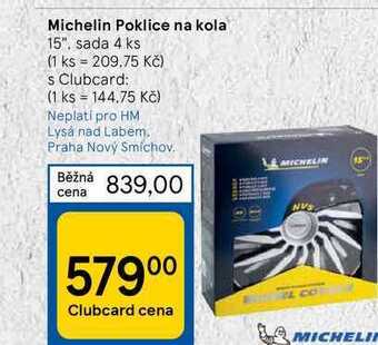 Tesco Michelin poklice na kola 15" nabídka