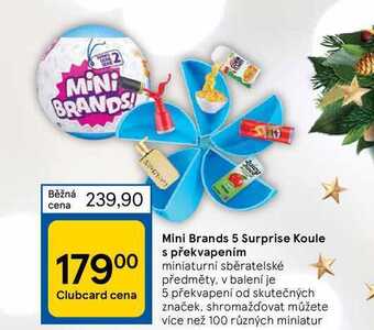 Tesco Mini brands 5 surprise koule s překvapením nabídka