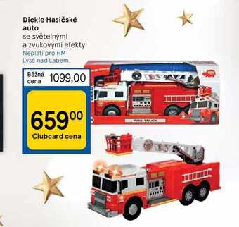 Tesco Dickie hasičské auto nabídka