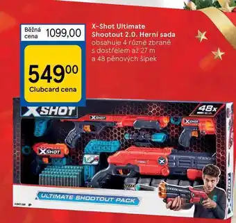 Tesco X-shot ultimate shootout 2.0. herní sada nabídka