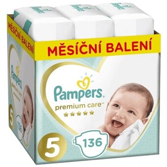 Rohlik.cz Pampers premium care junior jednorázové plenky 5 (11–16 kg) nabídka