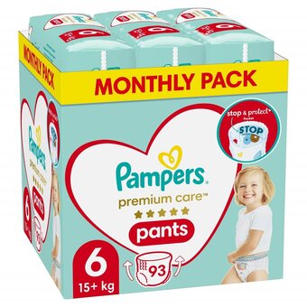 Pampers pants premium care plenkové kalhotky 6 (15+ kg)