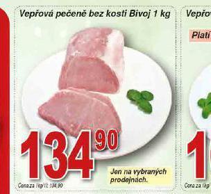 Lidl Vepřová pečeně bez kosti nabídka