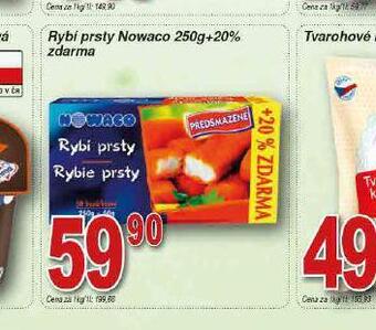 Lidl Nowaco rybí prsty nabídka
