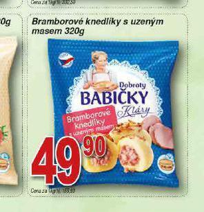Lidl Bramborové knedlíky s uzeným masem nabídka