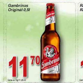 Lidl Pivo gambrinus originál nabídka