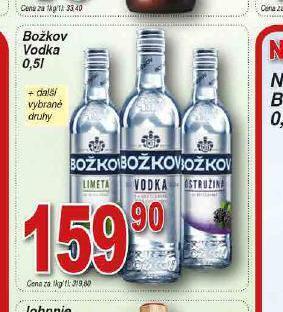 Lidl Božkov vodka nabídka
