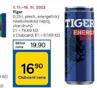 Tesco Tiger nabídka