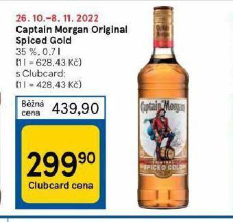 Tesco Captain morgan original spiced gold nabídka