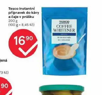 Tesco instantní přípravek do kávy a čaje v prášku