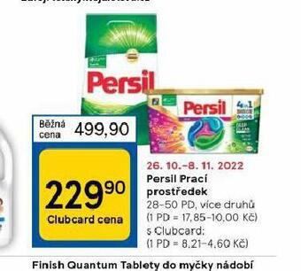 Tesco Persil prací prostředek nabídka