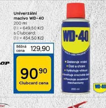 Univerzální mazivo wd-40