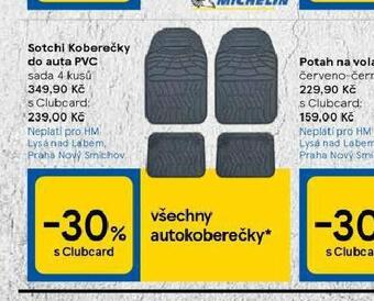 Tesco Koberečky do auta pvc nabídka