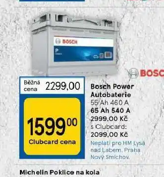 Tesco Bosh power autobaterie 55 ah nabídka