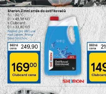 Tesco Sheron zimní směs do ostřikovačů nabídka