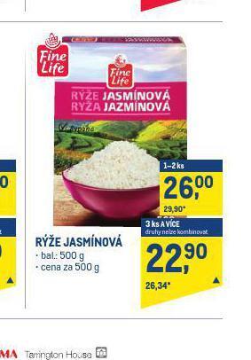 Makro Rýže jasmínová nabídka