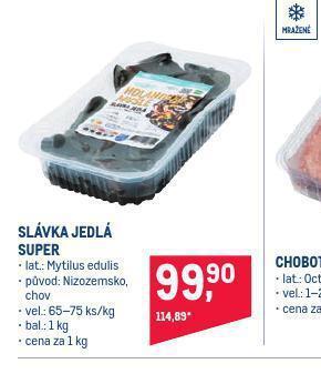 Makro Slávka jedlá super nabídka