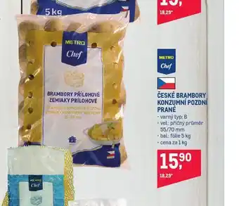 Makro Brambory konzumní pozdní prané nabídka