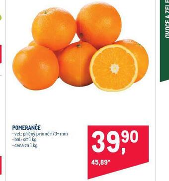 Makro Pomeranče nabídka