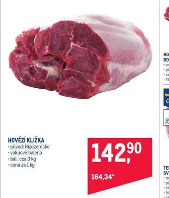 Makro Hovězí kližka nabídka