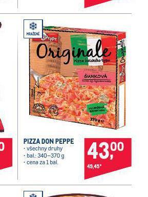 Makro Pizza don peppe nabídka