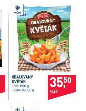 Makro Obalovaný květák nabídka