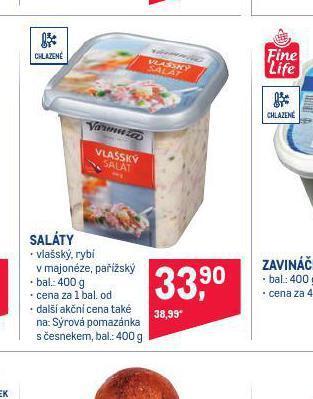 Makro Saláty nabídka