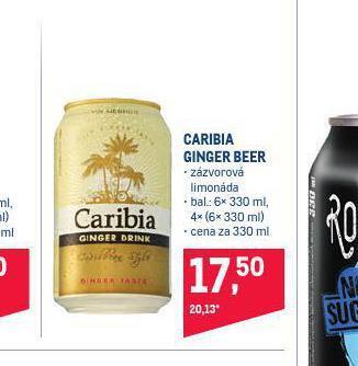 Makro Caribia ginger beer nabídka