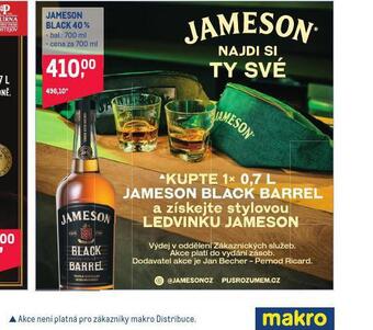 Makro Jameson black 40% nabídka