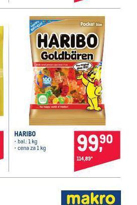 Makro Haribo nabídka