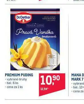 Makro Dr. oetker premium puding nabídka