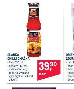 Makro Sladká chilli omáčka nabídka