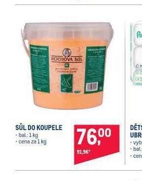 Makro Sůl do koupele nabídka