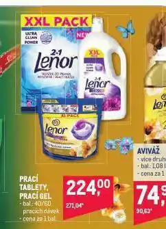 Makro Lenor prací tablety, gel nabídka